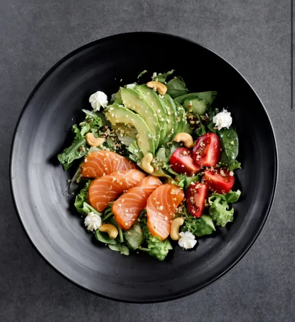 Salmon Sweet Chili Salad