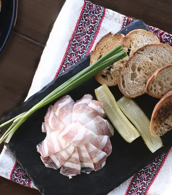 Salted Salo Plate