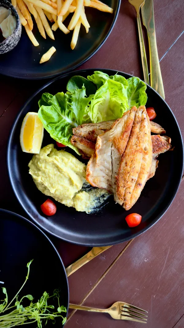 Sea Bass with Purée
