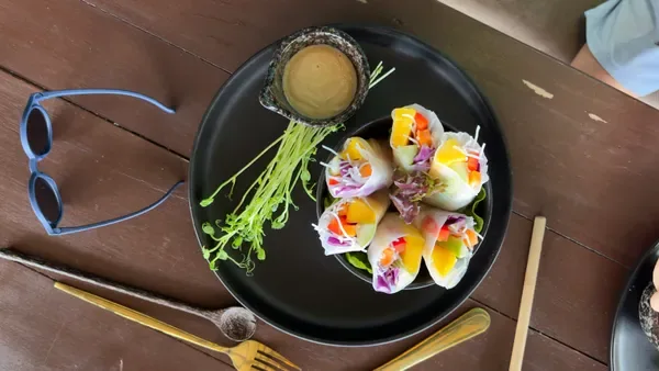 Wrapped Vegetable Salad